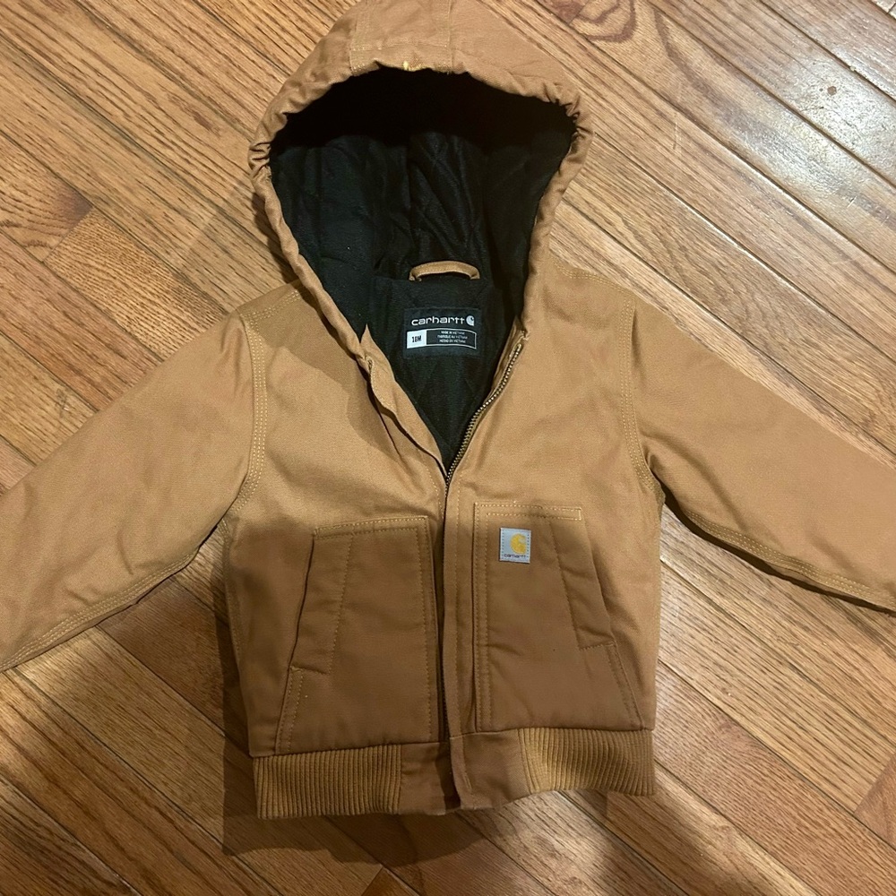 Carhartt Kids Brown Hooded Jacket